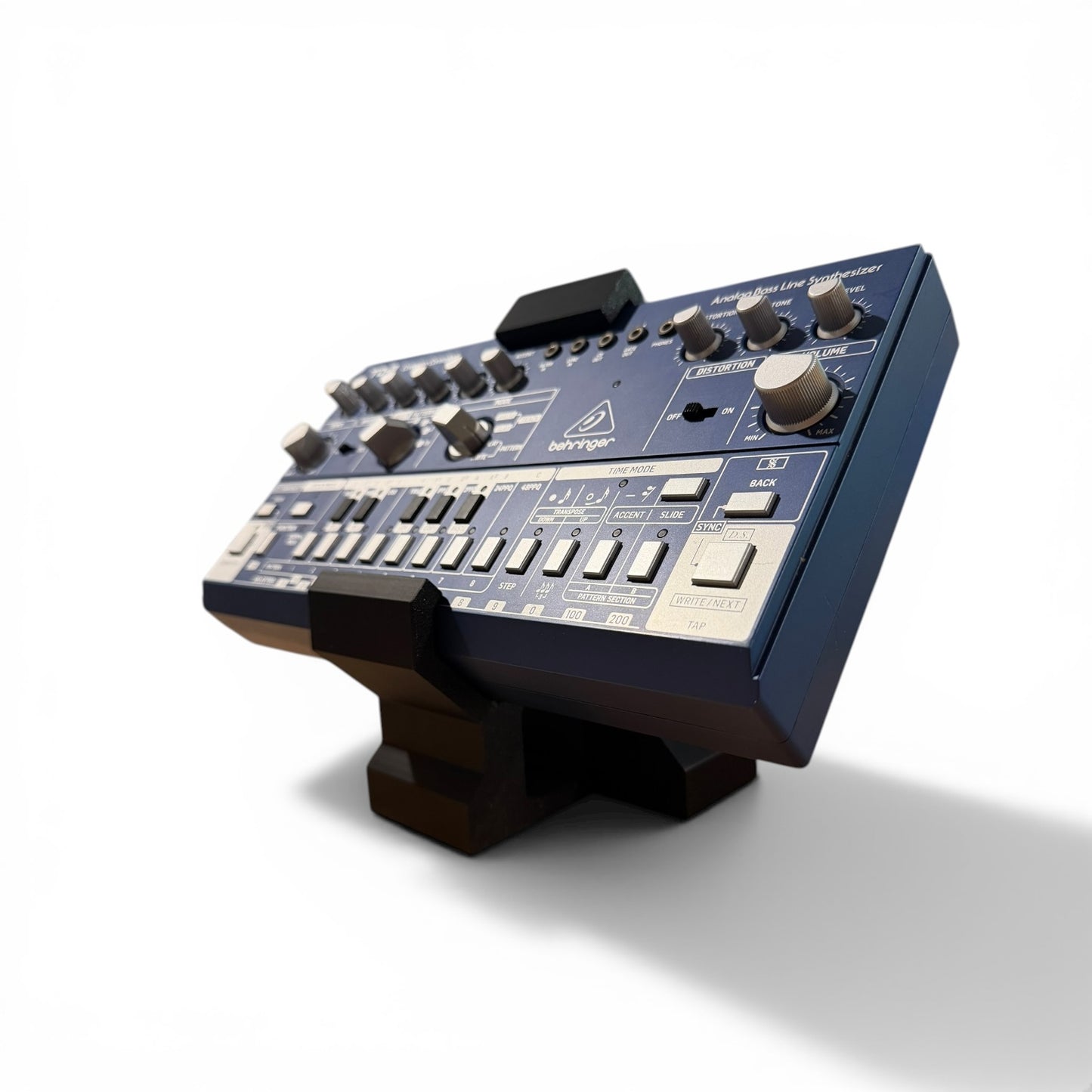 TD-3 Synth Stand | Angled Desktop Stand for Behringer TD3 | Acid Bassline Display Stand | Music Gear Stand