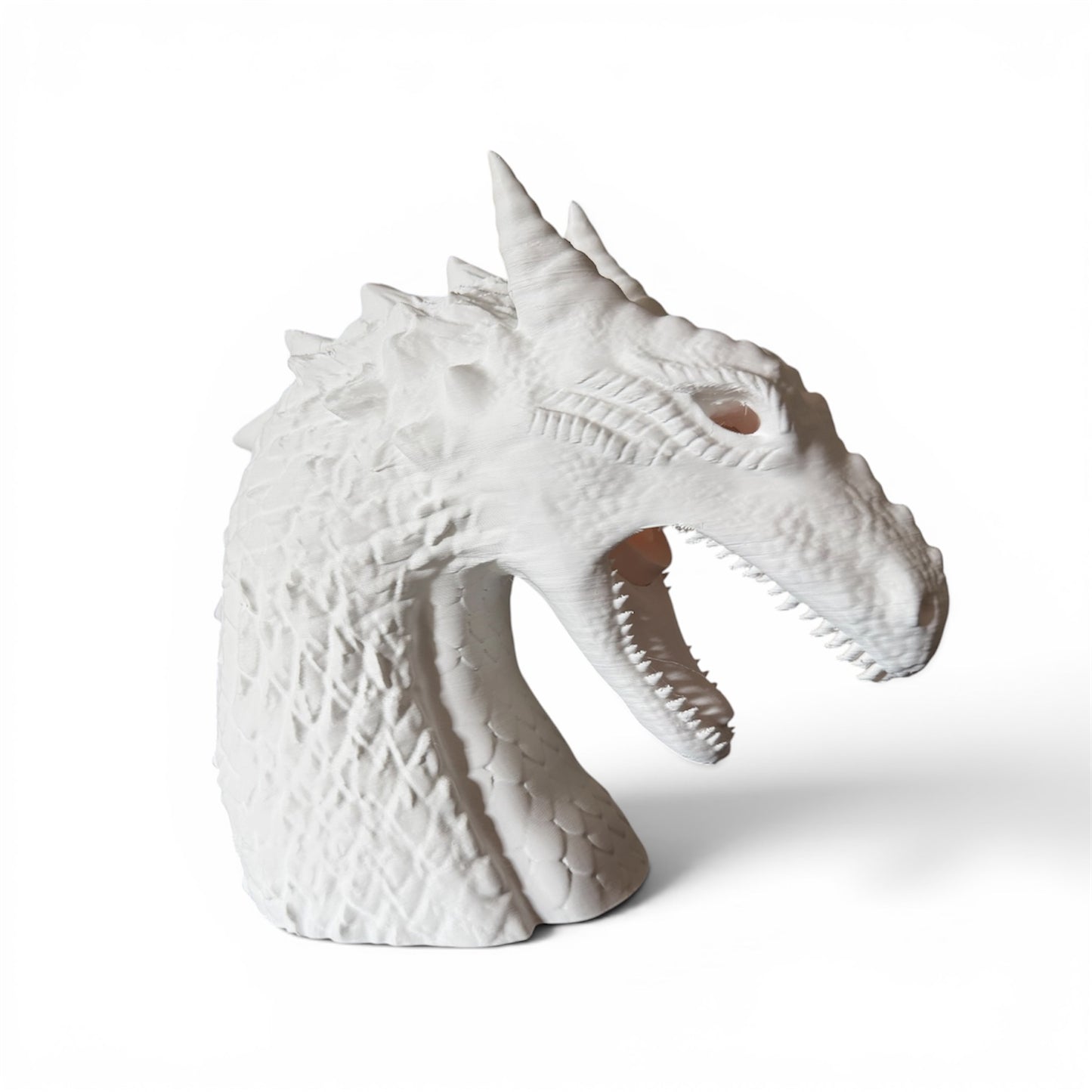 Dragon Bust Statue – Fantasy Dragon Head Display – Gothic Shelf Decor – Mythical Creature Sculpture