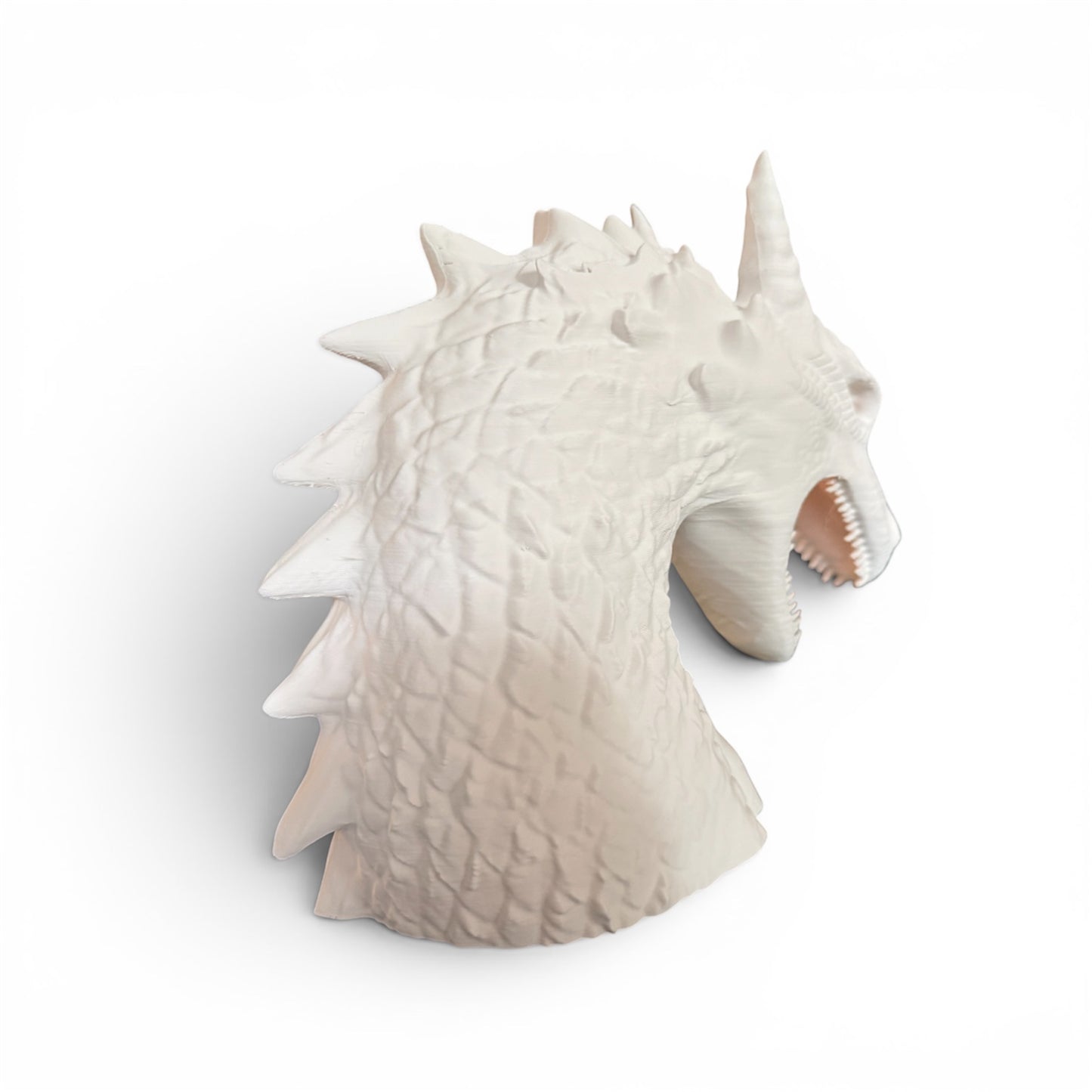 Dragon Bust Statue – Fantasy Dragon Head Display – Gothic Shelf Decor – Mythical Creature Sculpture