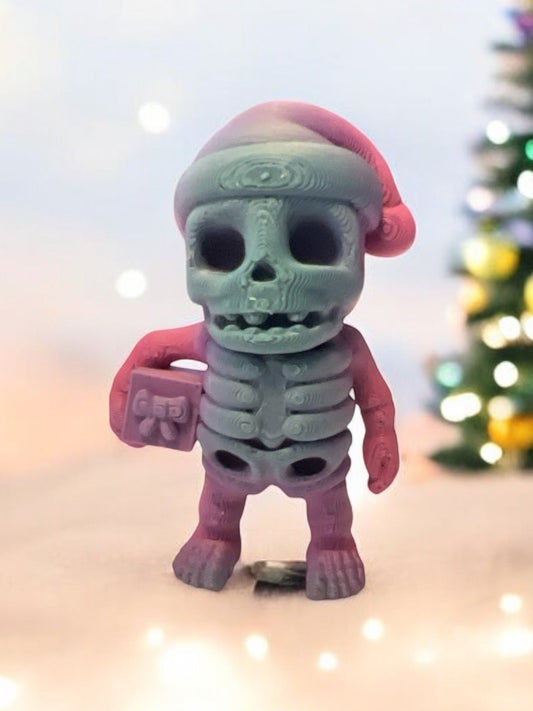 Mini Santa Hat Skeleton