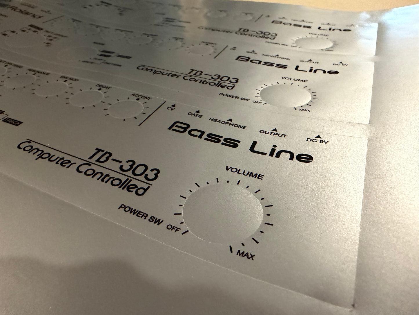 TB-303 Replacement Decal Set – Restore or Customize Your Classic Synth