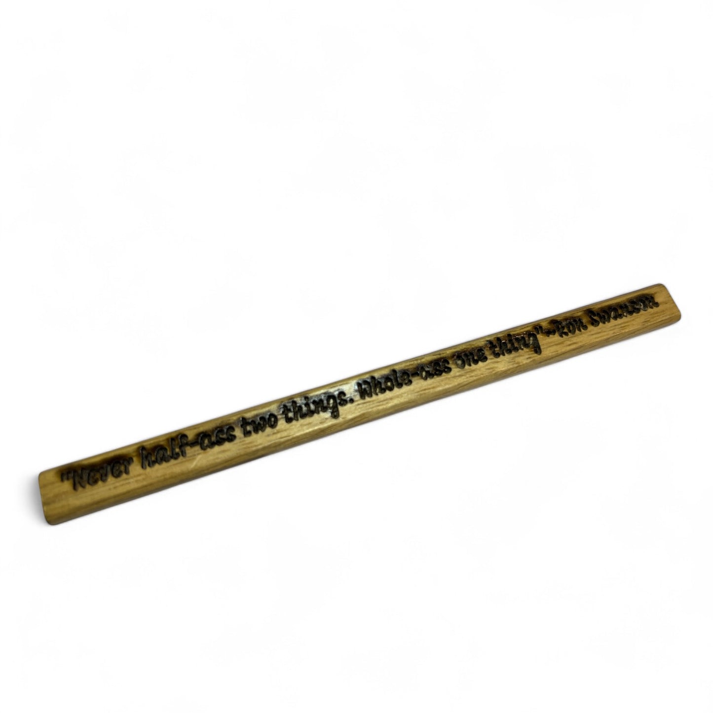 Customizable Laser-Engraved Carpenter Pencil