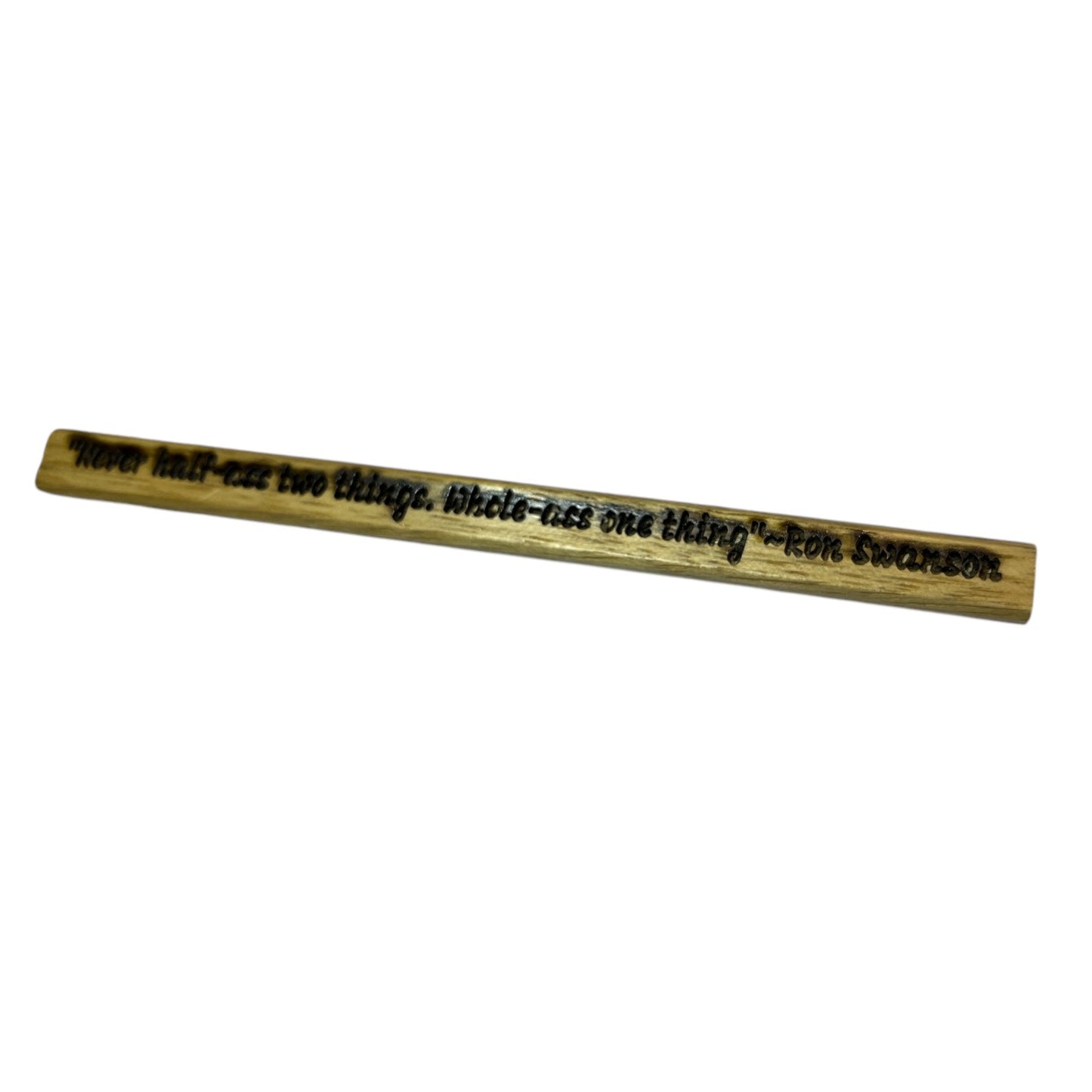 Customizable Laser-Engraved Carpenter Pencil