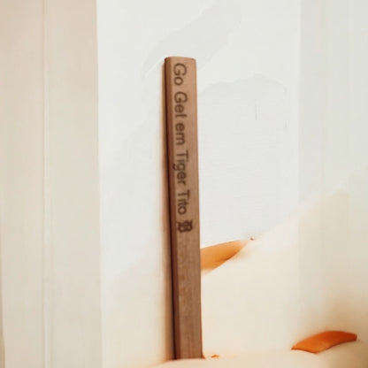 Customizable Laser-Engraved Carpenter Pencil