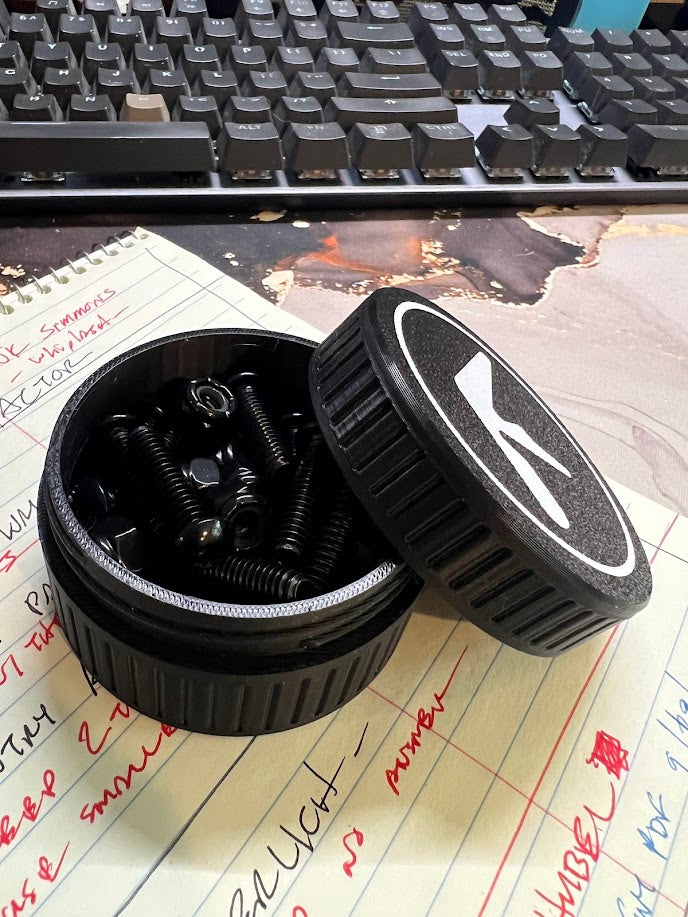 AFX Twist-Lock Container – Secure Stash Pod for Hardware, Parts, or Collectibles