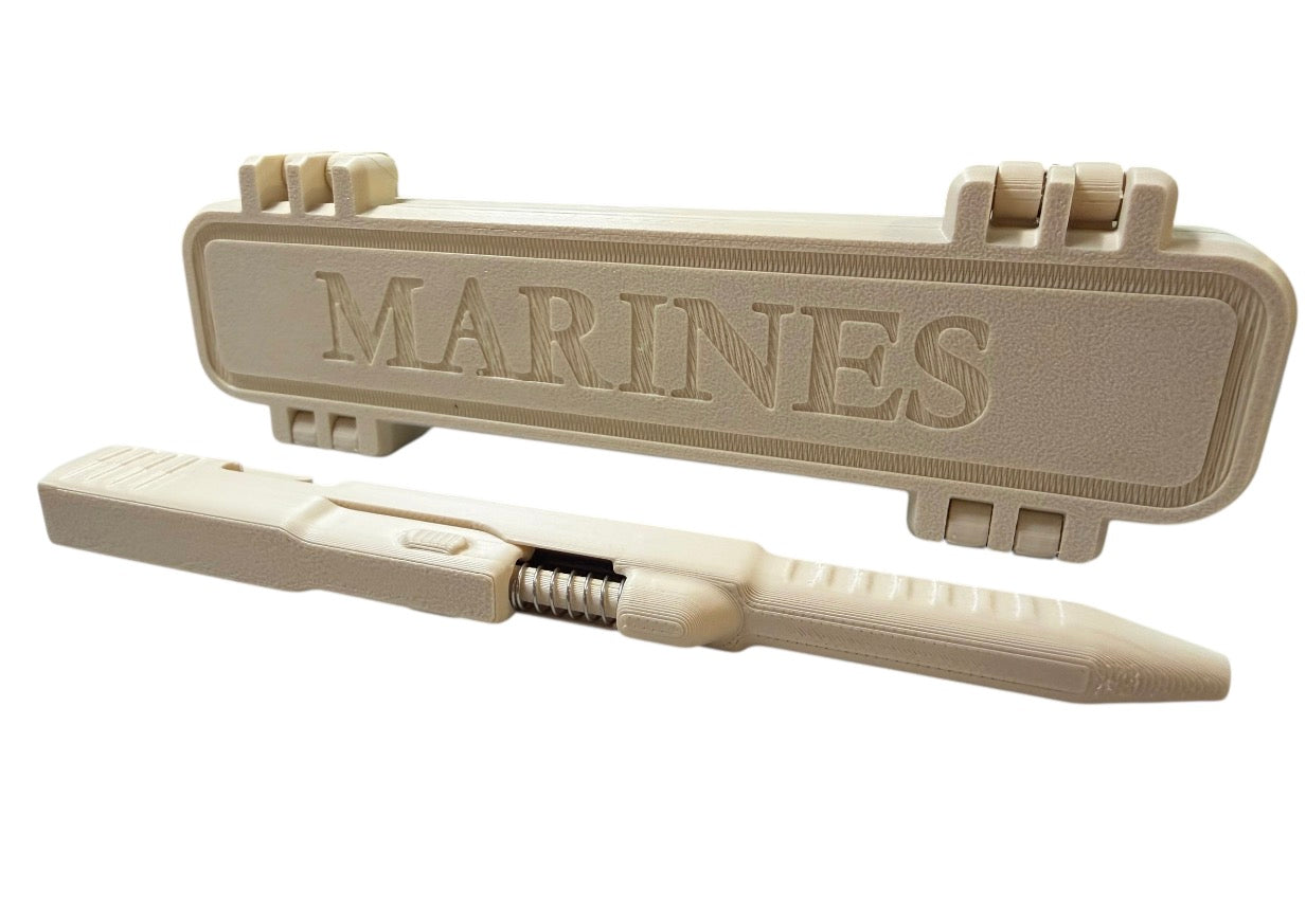 Marines Tactical EDC Pen with Matching Case – 3D Printed Gift Set