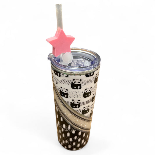 Xmas Tumbler Straw Toppers