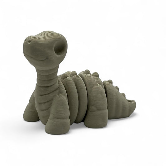Baby Brontosaurus Skeleton – Adorably Detailed 3D Printed Dino Mini