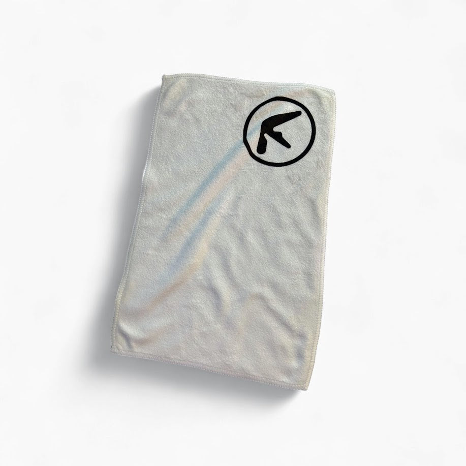 AFX Microfiber Cloth 8x12 – Aphex Twin Logo Pattern Cleaning Rag for Vinyl, Glasses & Gear