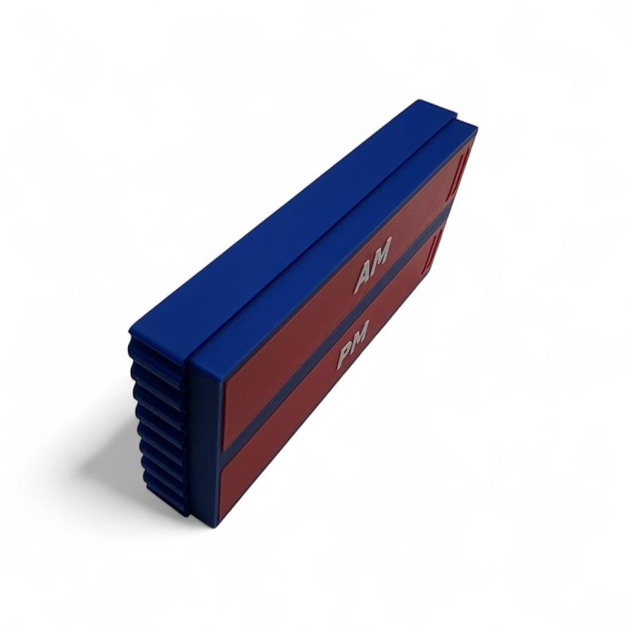 Dr. Maro 64 Pill Organizer – Retro Game Cartridge Medicine Box | Modular AM PM Weekly Storage | 3D Printed 6 4-Inspired Design