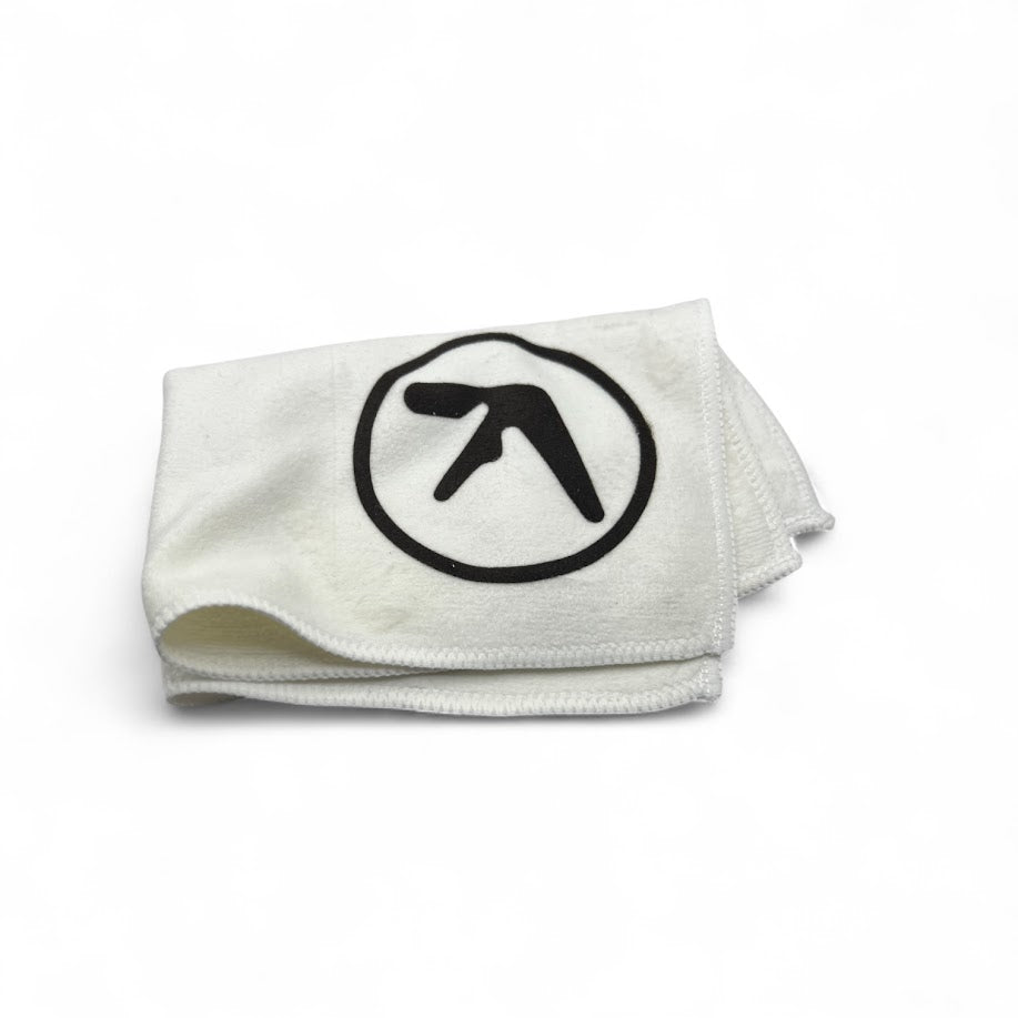 AFX Microfiber Cloth 8x12 – Aphex Twin Logo Pattern Cleaning Rag for Vinyl, Glasses & Gear