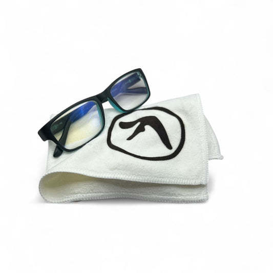 AFX Microfiber Cloth 8x12 – Aphex Twin Logo Pattern Cleaning Rag for Vinyl, Glasses & Gear