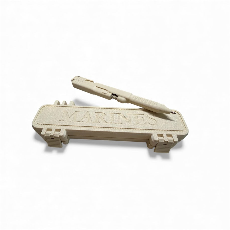 Marines Tactical EDC Pen with Matching Case – 3D Printed Gift Set