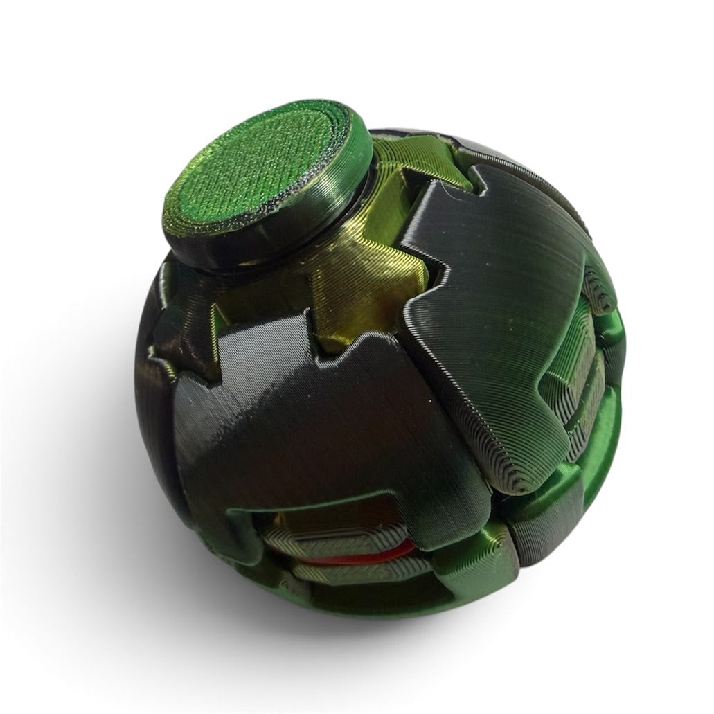 SpinSquoosh – Press-to-Spin Fidget Ball
