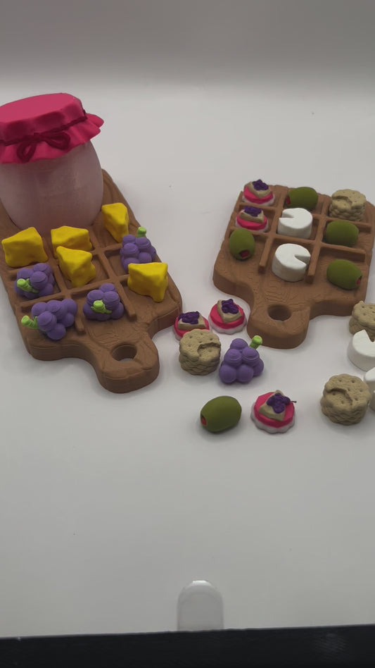 Charcuterie TIC-TAC-TOE SET